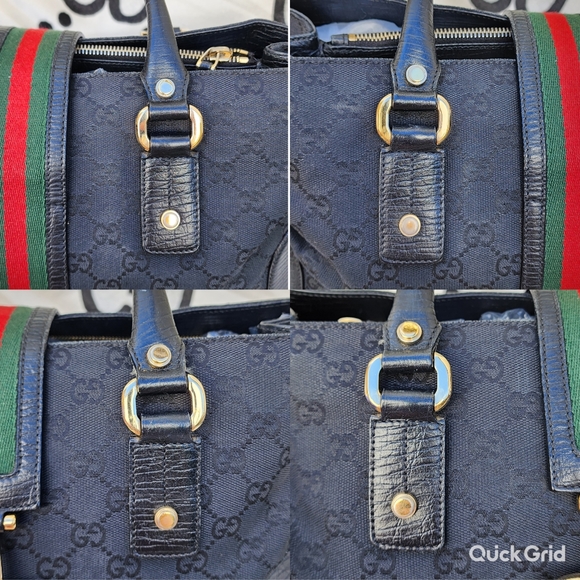 Authentic Vintage Gucci Black Small Tote - Picture 13 of 16